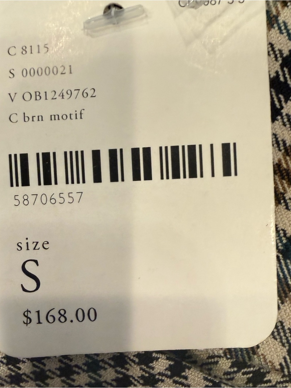 Free People  Women’s Ashby  Glen Plaid Double Breasted Blazer Sz S NWT - Picture 7 of 16